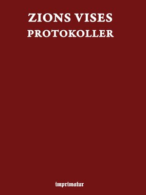 cover image of Zions Vises Protokoller